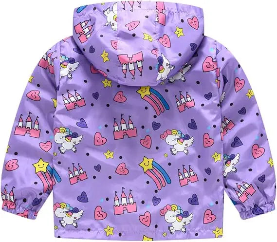 KTX-834195 Girls Softshell Jacket for Kids Comfortable and Stylish Clothing Winter and Autumn