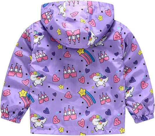 KTX-834195 Girls Softshell Jacket for Kids Comfortable and Stylish Clothing Winter and Autumn