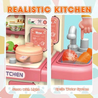 HKM-261459 Interactive Kitchen Play Set for Kids - Customized Role Play Cooking Toy for Ages 2-13