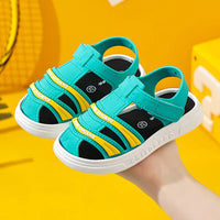 HKM-591315 Customizable Summer Kids' High-Quality Gladiator Sandals Outdoor Beach Jelly Flat Sandals for Toddler Girls