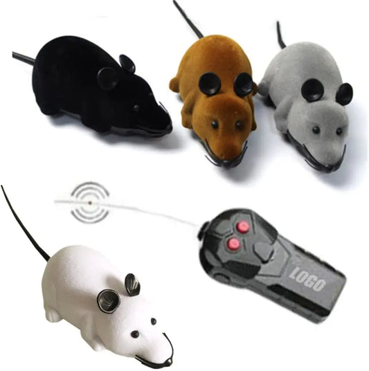 HKM-046739 Remote Control Electric Mouse Toy for Cats - Interactive Chasing Kitten Playtime