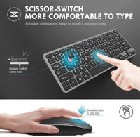HKM-625107 Wireless Ergonomic Keyboard and Mouse Combo for PC - 2.4G Wireless Technology