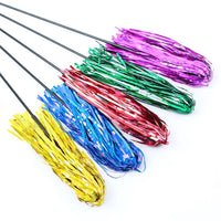 HKM-177811 Colorful Ribbon Cat Teaser Wand Toy for Engaging Feline Playtime