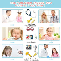 HKM-655827 Mini Doll House Doctor Kit for Kids - Portable Role Play Educational Toy