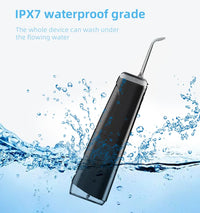 HKM-011475 Waterproof IPX7 Oral Irrigator with 5 Modes, Rechargeable Dental Jet Flosser, 280ml Water Tank Capacity