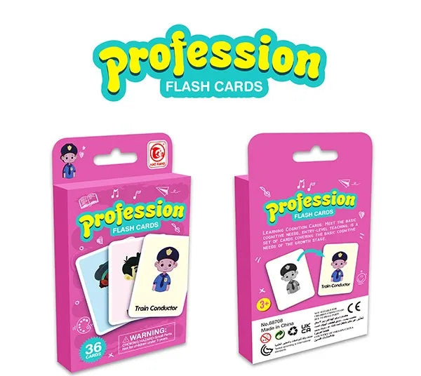 HKM-905619 Early Learning Math Educational Cards - 36 Piece Set for Kids