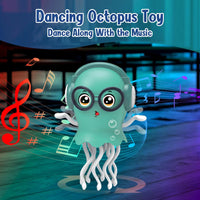 HKM-018579 Dancing Octopus Toy with Auto-Sensing and Obstacle Avoidance for Kids aged 5-7
