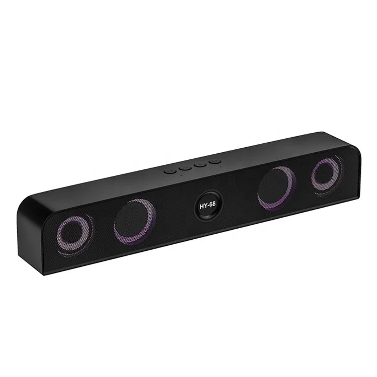 KTX-533139 Wireless RGB Sound Bar with Bluetooth Subwoofer for Desktop and Home Audio Setup