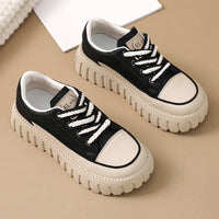 HKM-605971 XQ5858 New Women's Loafers Solid Color Sports Casual Shoes for Summer Breathable Increase Thick Sole Versatile Board Shoes for