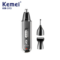 HKM-226195 3-in-1 Electric Trimmer for Ear, Face, Eyebrow, and Nose Hair Removal