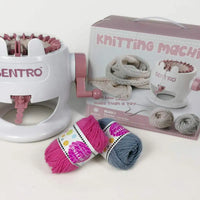HKM-473875 Sentro Knitting Machine with 22 Needles - Perfect for Kids and Beginners to Create Scarves, Hats, and More