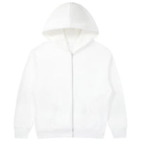 HKM-948307 Men's Women's 380G Oversized Puff Technique Hooded Sweatshirt High Fleece Solid Color Zipper Casual Sports Print Pullover