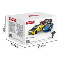 HKM-756435 1:24 4WD Drift RC Car with LED Light, 4-Channel Remote Control, Stunt Racing, Battery Included, Indoor-Outdoor Fun