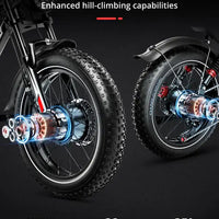 HKM-7656659 Adult: 2000W Motor, 20 MPH Top Speed, 48V System and 48V 18.0Ah Battery Electric Bicycle for Daily Commuting