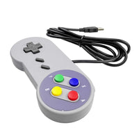 HKM-412691 SNES Classic USB Game Controller for Windows PC and Mac – Retro Gamepad for Nostalgic Gaming Experience