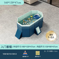 HKM-848339 Large Rectangular Above Ground Swimming Pool for Outdoor Use