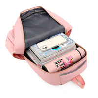 New Trend Large Capacity Junior High School Backpack Unisex Cartoon Softback Fashionable Nylon Anti-Splash Design Waterproof