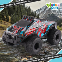 HKM-574483 High-Speed 4WD 27MHZ RC Drift Car with PVC Shell, Lights, and Camera, Ready-to-Go Racing Toy for Boys