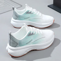 HKM-983379 K2506 New Women's Shoes Summer Mesh Shoes Breathable Thick Sole Elevated Casual Sports Women's Shoes