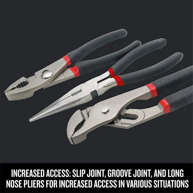 KTX-936595 216-Piece Electrician Tool Set with Socket and Wrench Kit for Automotive Repairs