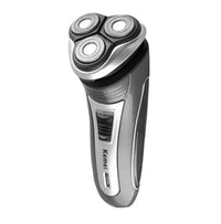 HKM-684947 Kemei KM-2801 Rechargeable Cordless Shaver for Men with 3 Rotating Blades
