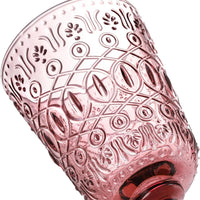 Wholesale OEM Classic Durable Glass Wine Goblet Embossed Design Eco-Friendly Long Stem Handblown for Wedding Banquets Events