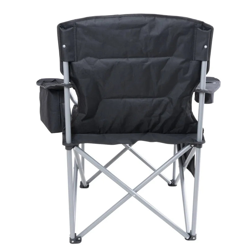 HKM-602003 Portable Folding Armchair for Outdoor Activities, Padded for Comfort During Camping, Fishing, and Beach Use