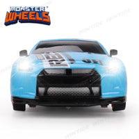 HKM-886355 1:24 Scale Remote Control Drifting Car with LED Lights - Electric 4WD Model for Kids and Beginners, Indoor-Outdoor Use