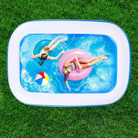 HKM-241555 Inflatable Foldable Square Pool for Kids - Available in 7FT, 8FT, 10FT Sizes - Ideal for Outdoor Water Play