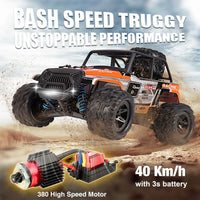 HKM-084115 1:18 Scale RC High-Speed Off-Road Buggy - 4WD Remote Control Car for Indoor and Outdoor Use
