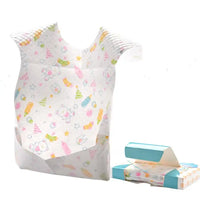 HKM-392403 Sleeveless Disposable Baby Bibs Waterproof Custom Hot Baby Dinner Baby Feeding Bib
