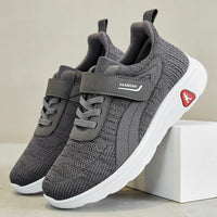 HKM-738195 B-22007 Men's Casual Comfortable Flats Men's Sneakers Lace-Up Mesh Shoes Lightweight Breathable