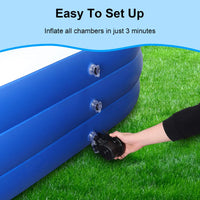 HKM-241555 Inflatable Foldable Square Pool for Kids - Available in 7FT, 8FT, 10FT Sizes - Ideal for Outdoor Water Play