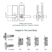 Manufacture Digital Lock Fingerprint Key - View 5