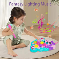 HKM-820819 Interactive Unicorn Hammer Mole Game for Kids Ages 5-13 - Educational Fun and Engagement