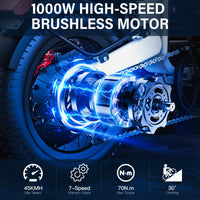 Eu Us Warehouse Factory Direct Coswheel T16 Original E-Bike Fatbike 1000W Ebike 48v 750w 16Inch Fat Tire Cheap Electric Bike