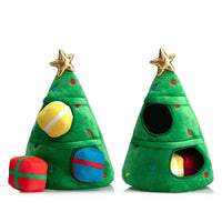 HKM-981203 Eco-Friendly Rubber Latex Christmas Tree Squeaky Toy for Dogs
