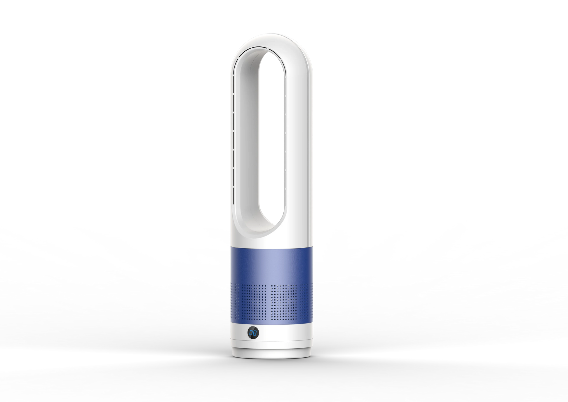 KTX-147859 Bladeless Tower Fan with Remote Control, Low Noise and 8 Speeds for Quiet Cooling