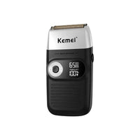 HKM-914323 Rechargeable Cordless Double-Blade Razor Shaver and Beard Trimmer for Men with LCD Display