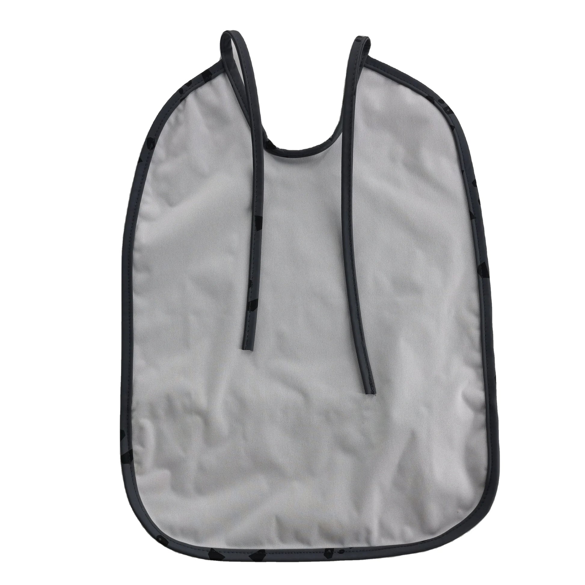 HKM-916691 2022 Hot Sell Customized Washable Waterproof Baby Bib for Feeding PU Big Pocket Polyester