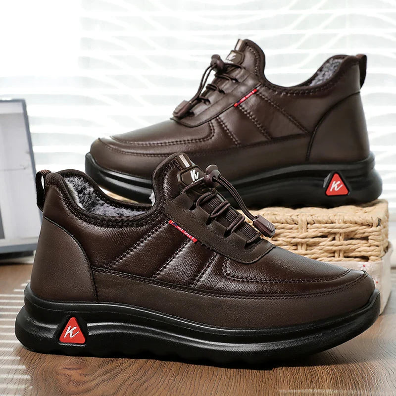 HKM-721235 BM-21802Winte Men's Cotton Shoes Men's Hiking Shoes Warm Walking Non-slip Men Shoes