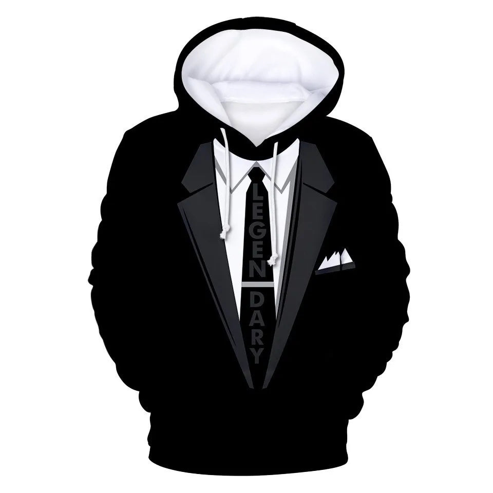 HKM-850003 Sweatshirt Long Sleeves Hoodie 3D Printed Casual Hooded Sweatshirt OEM Custom logo Clothing