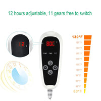HKM-652371 Waterproof Anti-Bite Pet Heating Pad with Thermostat and Timer, Available in Multiple Sizes