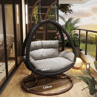 Modern Design Indoor Outdoor Rocking Swing Bird's Nest Balcony Hammock Chair 2-Seater Outdoor Furniture Hanging Basket Swing