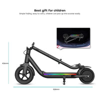 Adjustable Height Electric Kids Scooters 6inch 150W Aluminum Alloy With Colorful LED Lights UL2272 Certificated