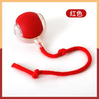 HKM-095315 Interactive Electric Rolling Ball Toy for Cats - Durable Plastic and Silicone Design