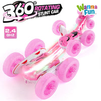 HKM-443411 360 Degree Rotating Remote Control Stunt Car - Off-Road RC Truck with USB Charger, Ready-to-Go