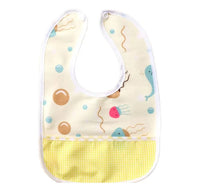 HKM-999187 Wholesale Newborn Baby U-Shaped Eating Bibs Soft Crystal Velvet Saliva Wipes Printed/Plain Patterns Waterproof Infants Toddlers
