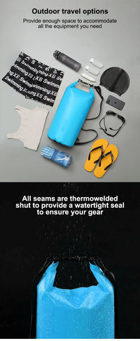HKM-847187 Lightweight Waterproof PVC Dry Bag for Outdoor Sports and Water Activities