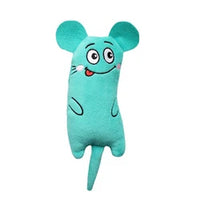 HKM-424147 Catnip Plush Interactive Mouse Toy for Cats - Assorted Colours Available